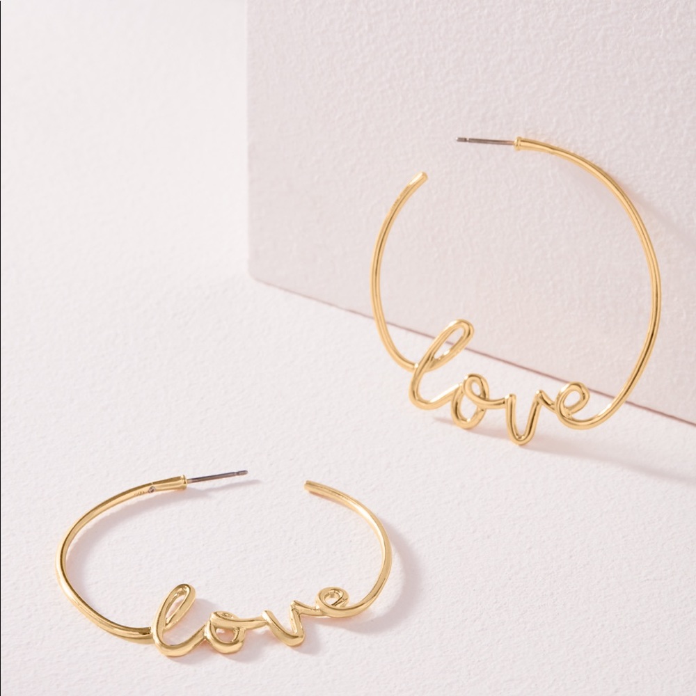 Stella & Dot - Love Hoops - Gold